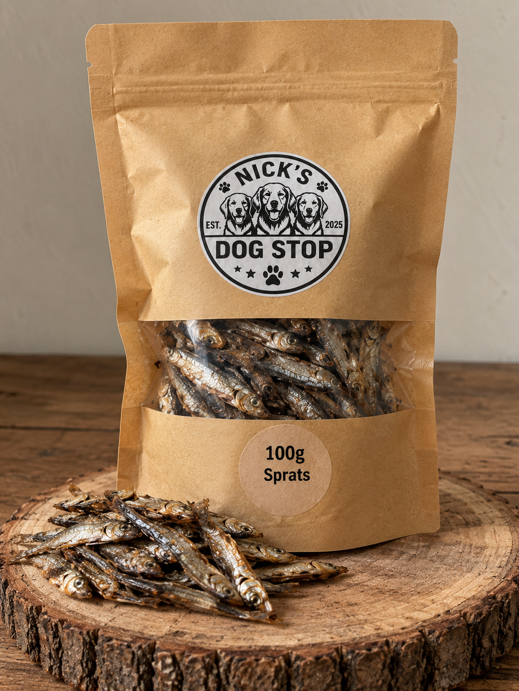 🐟 Natural Dried Sprats – 100g