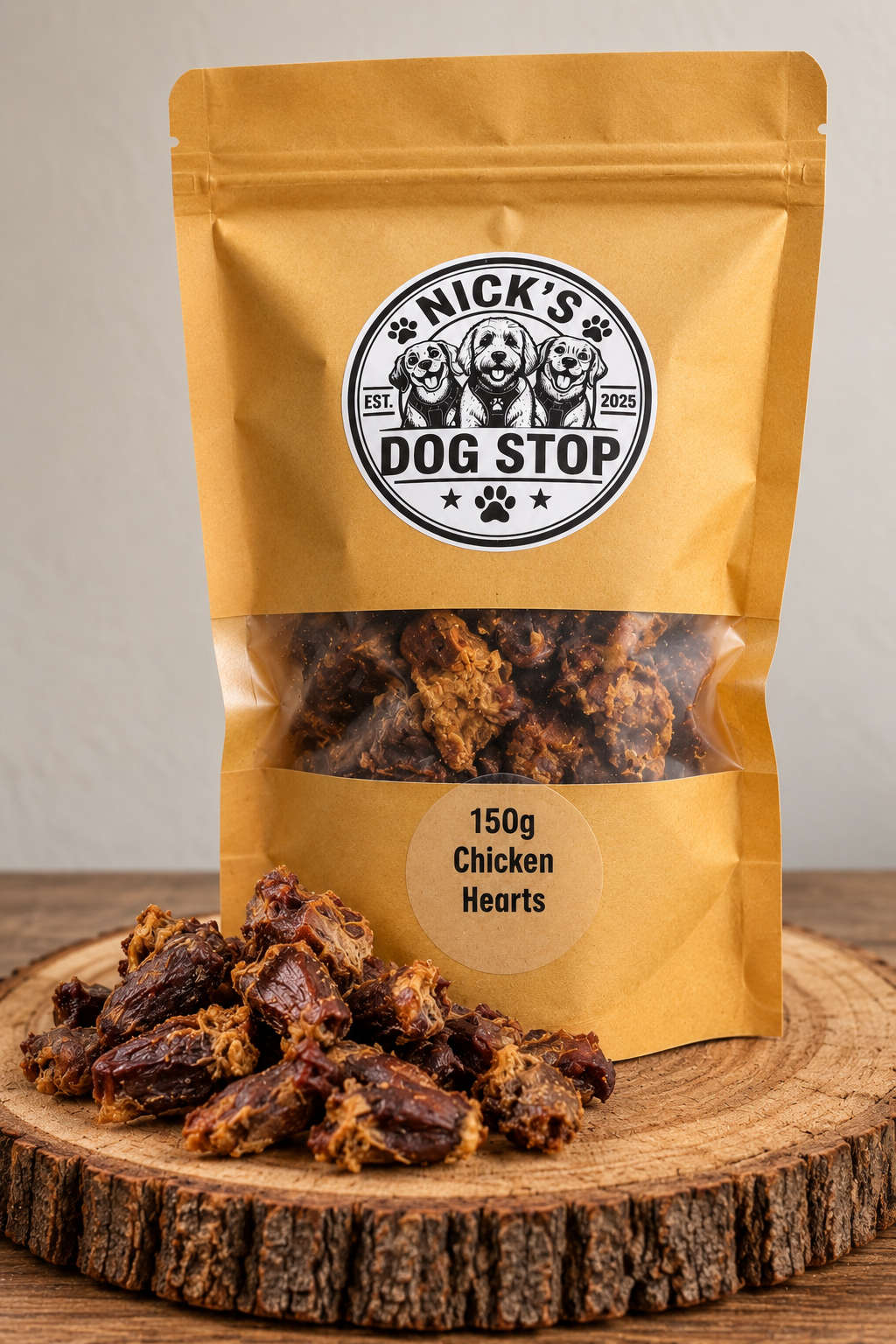 ❤️ Natural Chicken Hearts – 150g