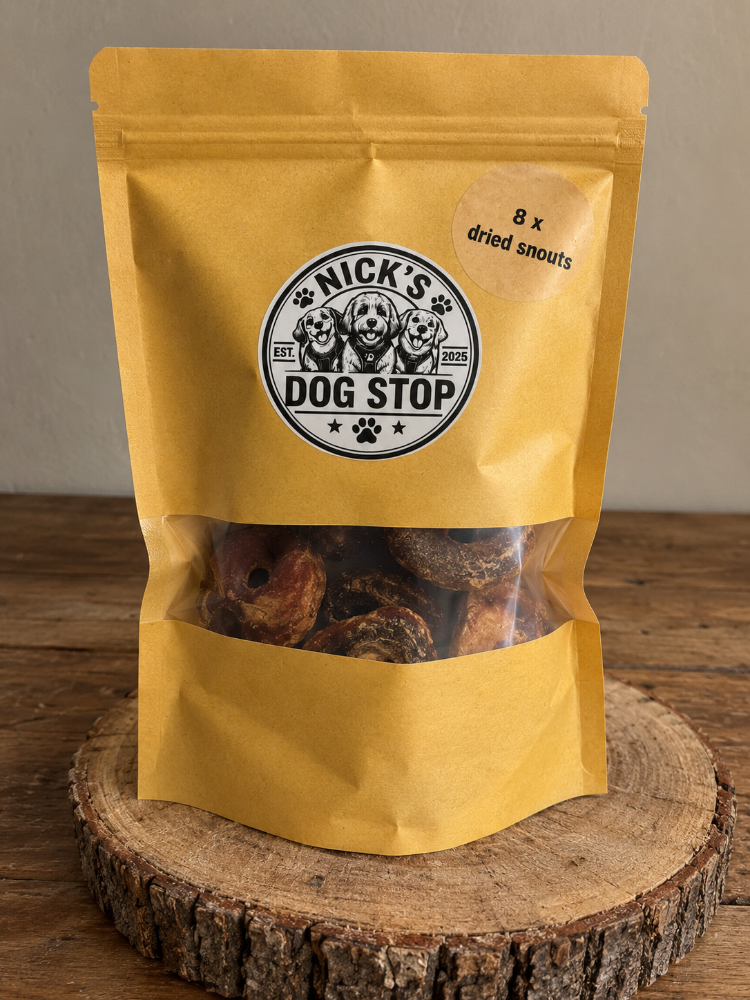 🐷 Natural Pig Snouts – Pack of 8